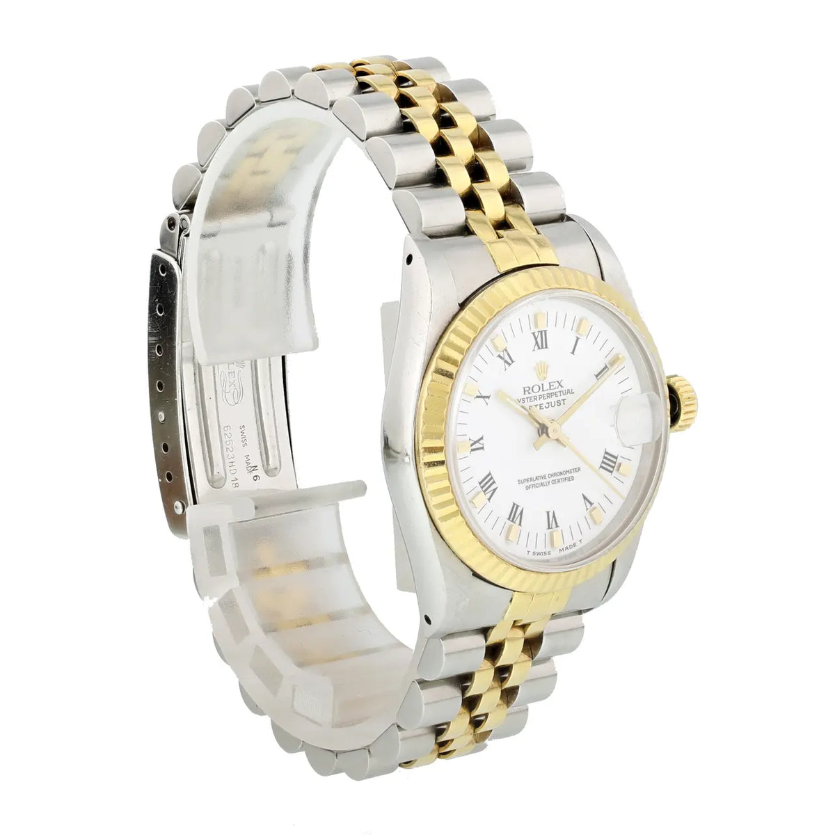 Rolex White Roman Datejust